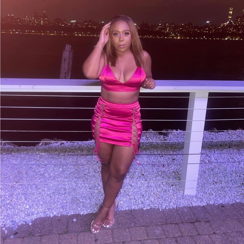 Hot pink, Two piece set!